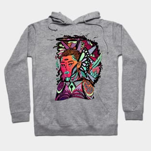 Blue Red Blend Jupiter Cries Hoodie